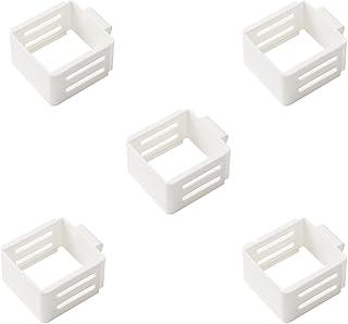 Limtula Organizador de refrigerador ajustable para alimentos y aperitivos, caja de almacenamiento expandible para armario de cocina, organizador de polipropileno