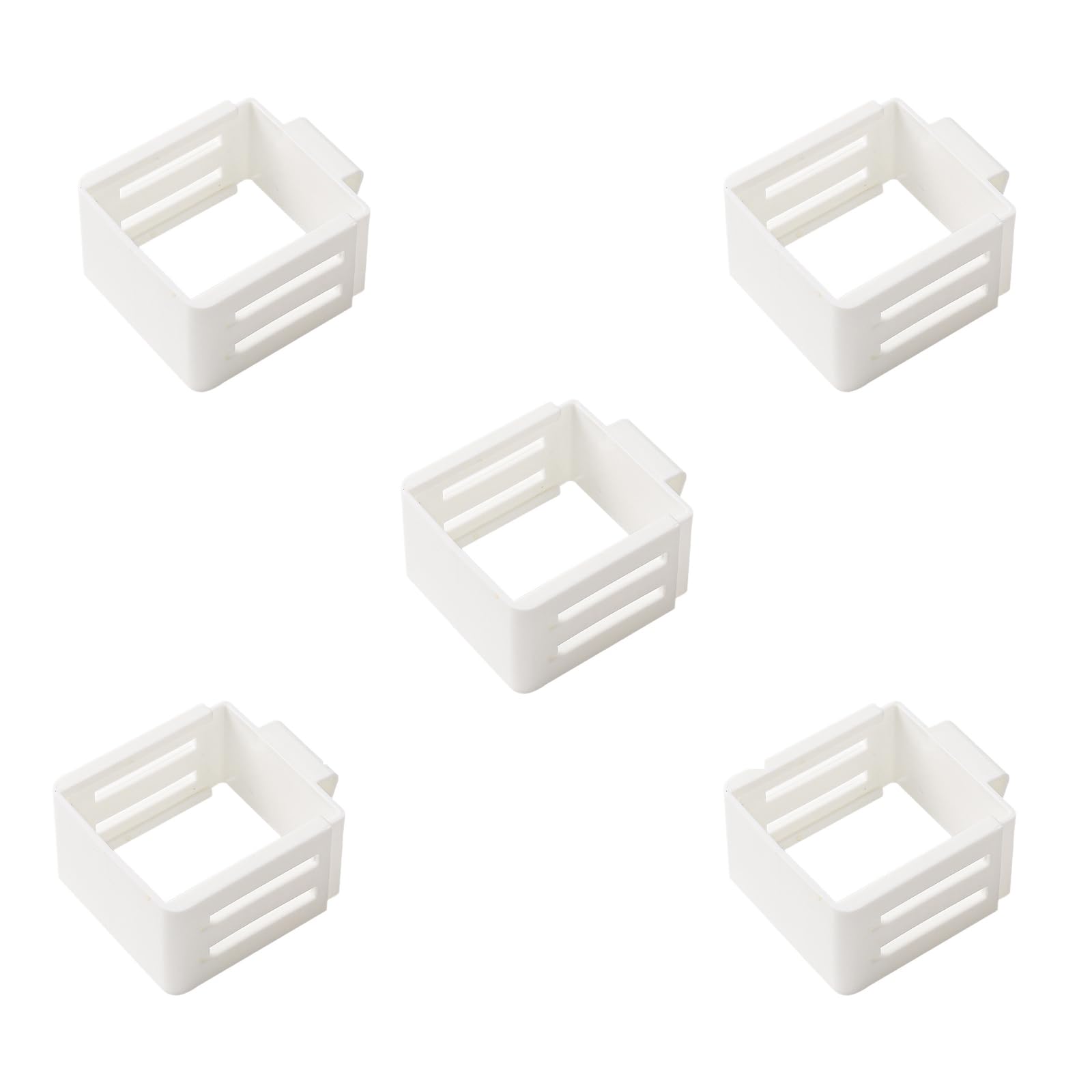 Refrigerator Organiser for Food and Snacks Space Saving Expandable Storage Box for Kitchen Cabinet Adjustable Fridge Bin Space Saving Box Adjustable for Snacks Container Bin Food Container Bins