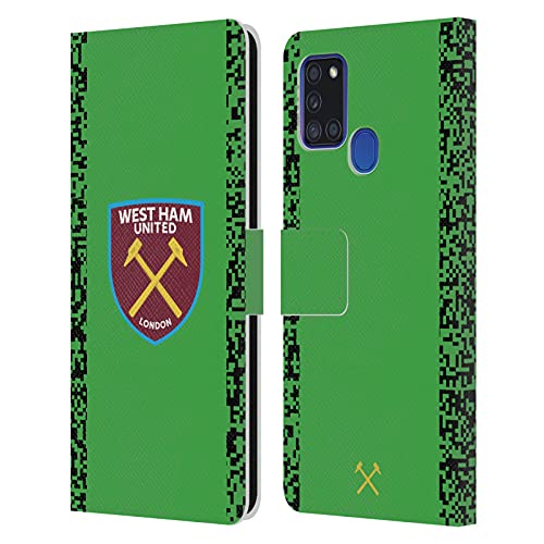 Étui West Ham United pour Samsung A21s, protection portefeuille en cuir de gardien
