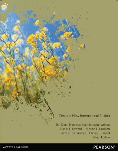 Scott Foresman Handbook for Writers, The: Pearson New International Edition (English Edition)