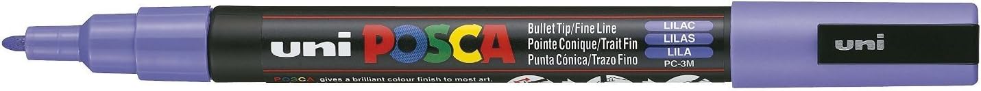 Uniposca Nero Posca - Set Di Pennarelli A Punta Larga - OP'R, PC-17K, PC-8K Pennarelli Uniposca