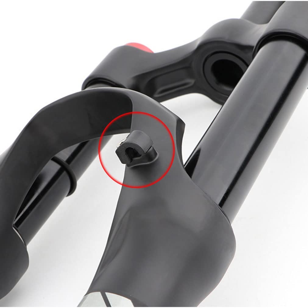 26/27.5/29 MTB Zawieszenie Widelec Podróżny 120 mm Powietrze 28,6 mm Prosta Rura QR 9 mm Blokada Korony XC Rower Górski Przednie Widelce Hamulec Tarczowy (Kolor: Czarny 29'')