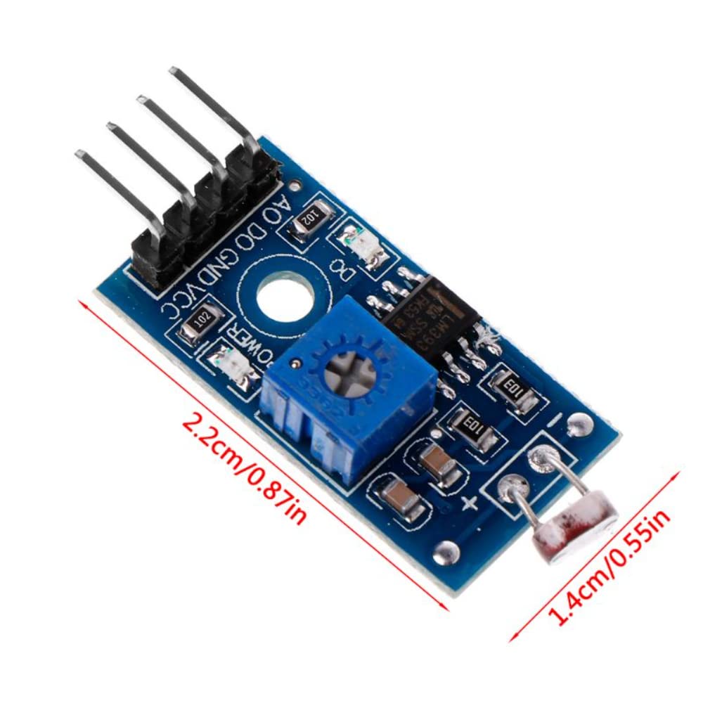 5pcs Digital Light Intensity Sensor Module Photo Resistor Photoresistor