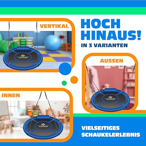 Nestschaukel 100 cm von Kesser – Rundschaukel für Kinder und Erwachsene