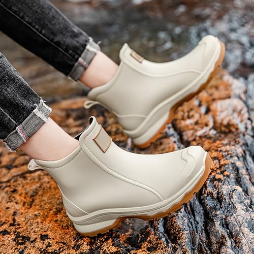 Bottines en caoutchouc imperméables et légères avec semelle antidérapante - 5
