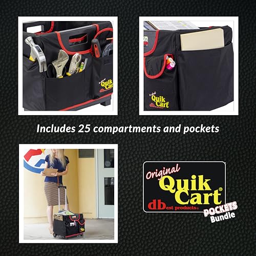 Image of dbest Products Quik Cart Pockets Bundle Sport Rolling Crate