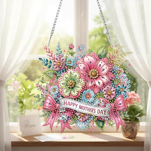 Mosaïque Strass Couronne de fleurs loisir créatif débutant - 3