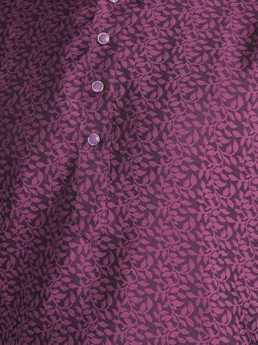 Image of SG LEMAN Knee Length Solid Kurta for Men | Silk | Long Sleeve | Ethnic Wear for Men | Party and Weeding wear Kurta