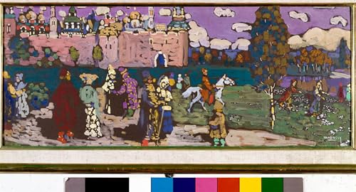 Scène russe de Vassily Kandinsky portrait tableaux moderne impression toile 60x90cm