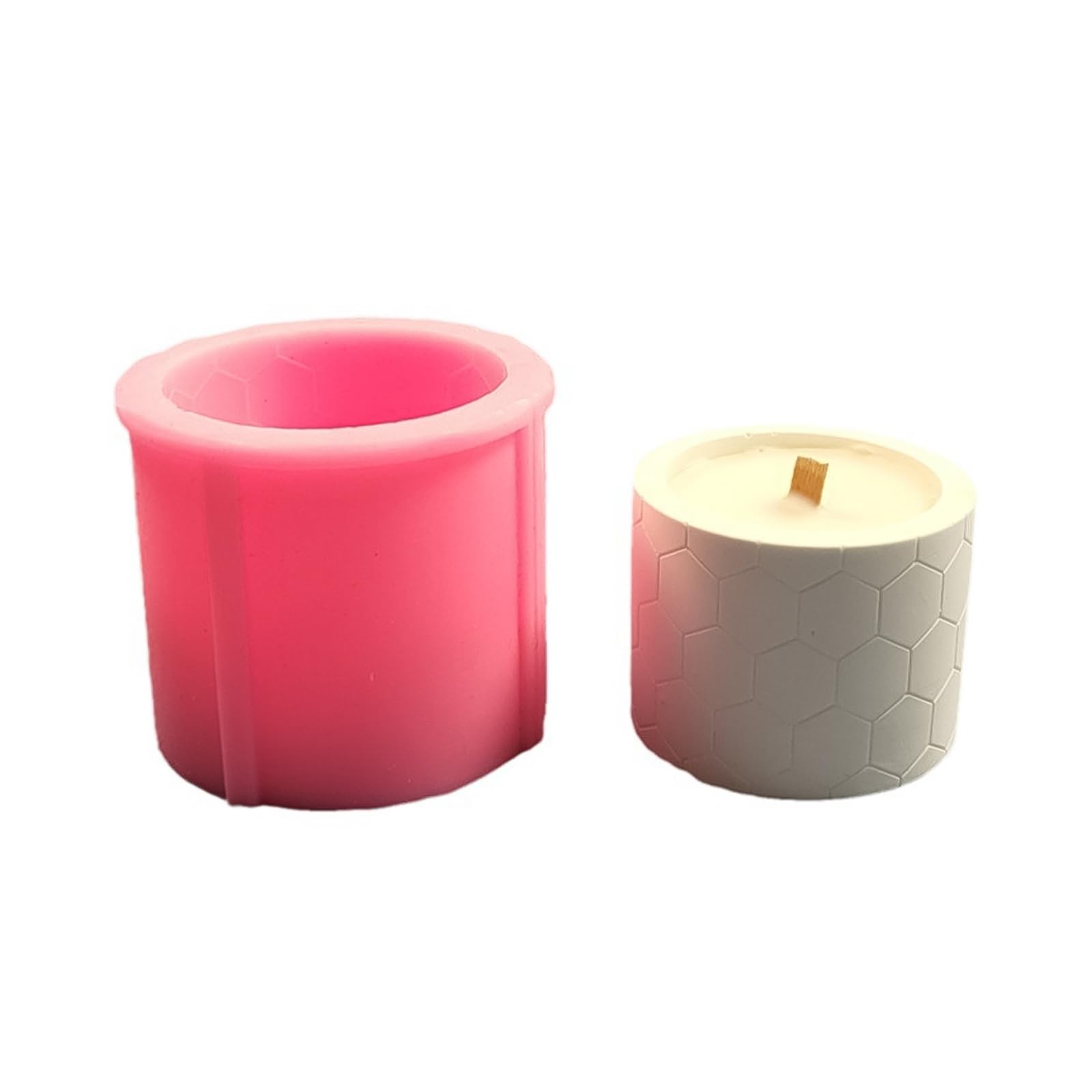 PANGBOER Cylinder Silicone Molds for Crafting Holder Cup, Epoxy Resin, Cylinder Resin Jar Silicone Molds Craft