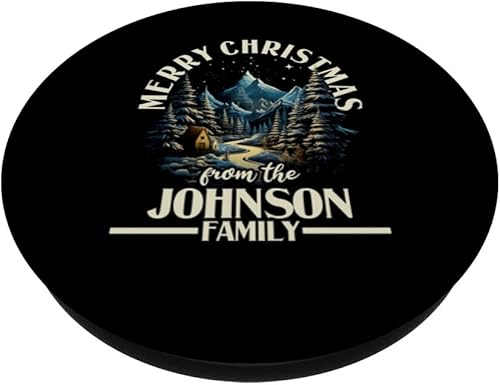 Miniatura 2 de Johnson Family Christmas Party Costume Group Matching Xmas PopSockets Standard PopGrip