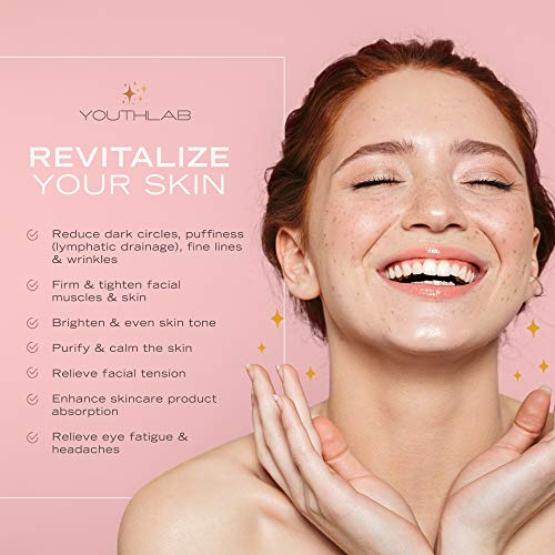 Youthlab Eye & Face Massager Tool/Wand/Pen, Heated/Warm, Vibration, Anti Aging, Firm/Tone, Eye Fatigue, Puffy Eyes/Dark Circles/Eye Bags, Smooth Lip Wrinkles, Enhance Product Absorption, Acupressure #TOP3
