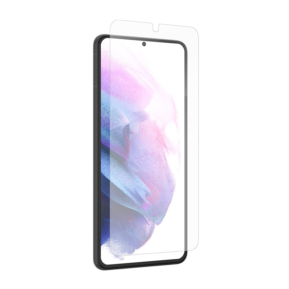ZAGG InvisibleShield Glass Fusion+ with D3O for Samsung Galaxy S21- Impact and Scratch Protection, Anti-microbial, Glass-like feel, Easy Application