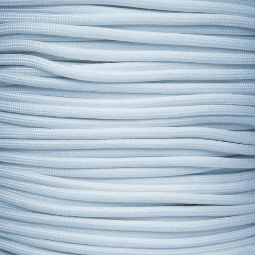 Mil Spec Type III 550 Paracord – 7 Strand Core – Nylon Commercial Grade, Parachute Cord, Survival Cord (100 Feet, White)