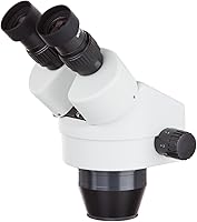 Vista 1 de AmScope Cabeza de microscopio estéreo binocular del poder del zoom de SM745B 7X-45X