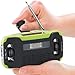 Produktbild infactory Outdoorradio: Solar- und Dynamo-Kurbel-Radio mit LED-Licht, LCD-Display (Notfallradio mit LED-Lampe, Handkurbel Radio, Ladegerät Batterie)