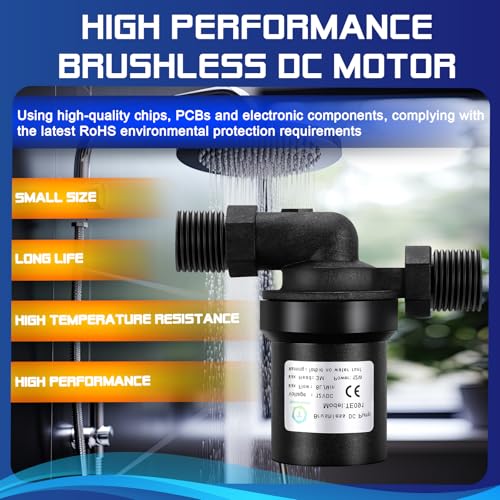 Threlaco 12V Dc Circulation Pump with Adapter, 3 meter Head 8 Lpm Low Noise by Threlaco - Used condition - Image 7
