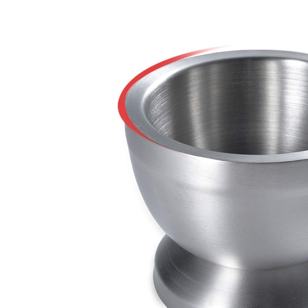 Pestle and Mortar 304 Stainless Steel Mortar and Pestle Sets Masher Household Grinding Manual Mortar ce Grinder Bowl Pesto Mortar Pestle