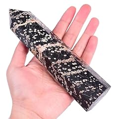 Gold Snowflake Obsidian