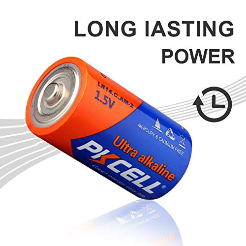 1.5V Batteries C Alkaline Primary Battery Lr14 Model Count Pcs (4) #TOP6