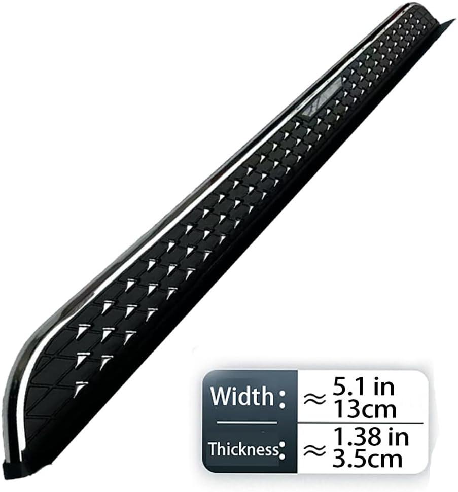 2 pcs fits for Chery Omoda 5 2023-2025 Running Board Side Step Nerf Bar Pedal Running Board Aluminium Starry Sky Style(with Brackets)