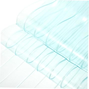 ULTECHNOVO 1.8m Windproof PVC Strip Curtain Door Curtain for Freezers and Warehouses Thick Wide High Easy Access Partition for Commercial Use