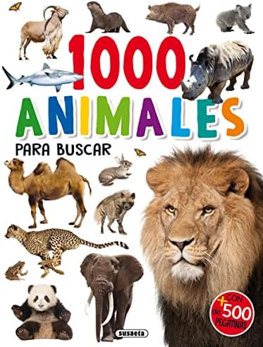 1000 animales para buscar (1000 pegatinas para buscar)