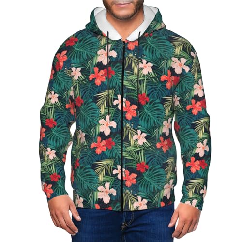 Sweat à capuche imprimé hawaïen pour homme, pull doux toutes saisons - 6