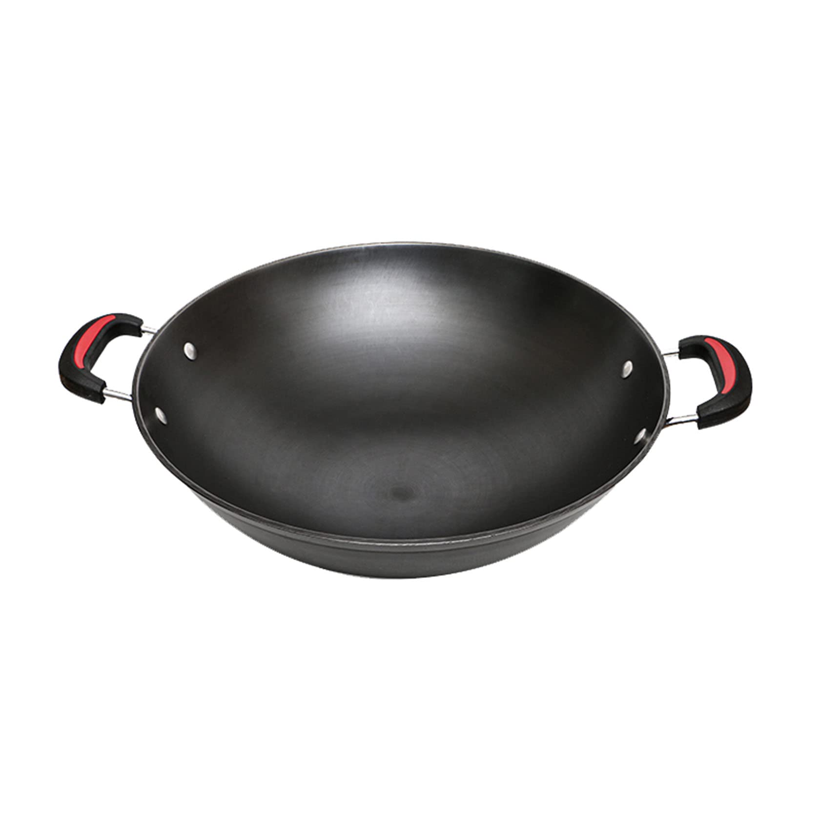 ASerZenith Cast Iron Wok 40 Cm Suitable For Gas Stoves