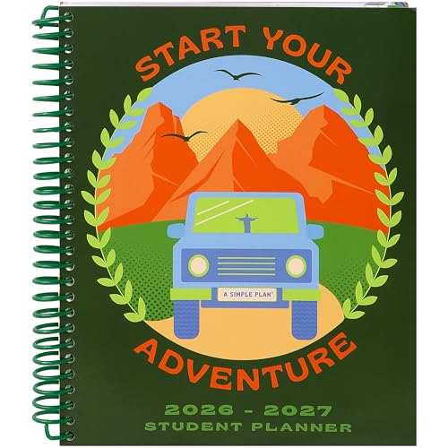 A Simple Plan Adventure Student Planner | Homeschool planner for 2026-2027