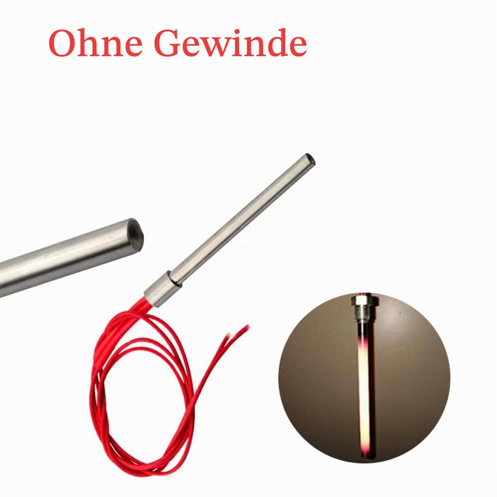 Pelletzünder, 220 V 300 W Ofen, Pelletofen, Zündelement, Heizrohr für Kamin, Grill, 140 mm