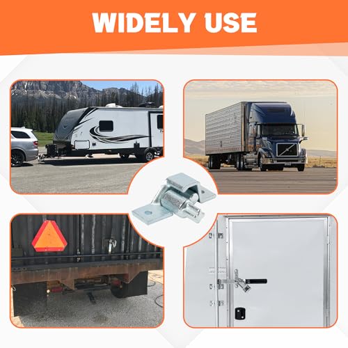 LONFFERY 36" Enclosed Trailer Door Latch, Cargo Hinged Cam Bar Lock,Hinged Hasp Latch Handle Assembly Side, Swing, Folding Ramp, RV Hauler Fold Down Door by Lonffery - Image 7