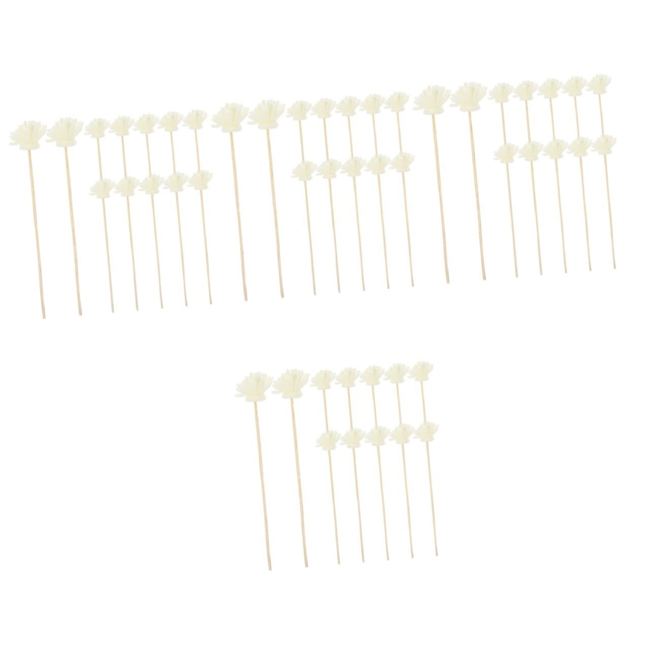 PRETYZOOM 144 STK Aromatherapie-Rattan Diffusorrohre austauschbare Diffusorblätter Parfüm Diffusor duftstäbchen künstliche blüten Hochzeits-Aromastäbchen Aromaflascheneinsätze Sticks ，