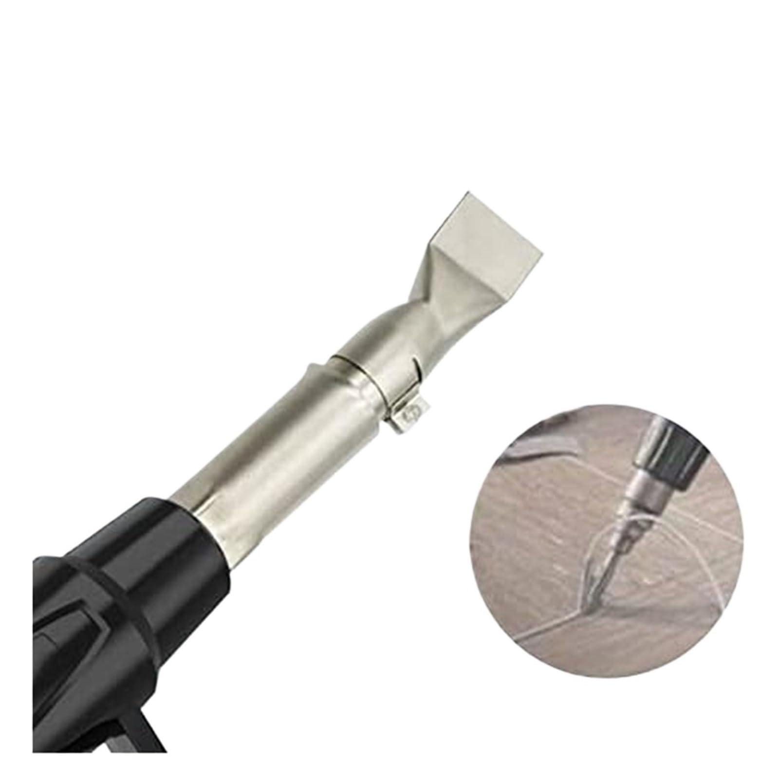 Set di pistole for saldatura ad aria calda, ugello for saldatura piatto da 20 mm, ugello for saldatura a bocca larga, foglio di plastica in PVC di ricambio