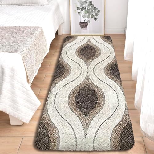 Image of Fluffy Silky Micro Fiber Polyster Carpet /Runner for Bedroom, Study Room, Playing Room, Guest Room ETC. 2x4 Feet, (P-7)