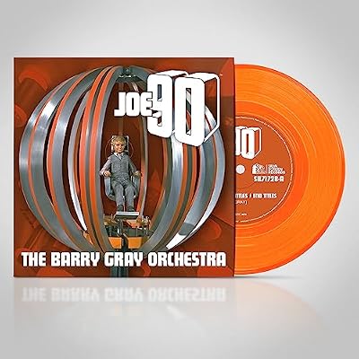 Joe 90 : Original Barry Gray Soundtrack - Fluorescent Orange 7 inch Vinyl