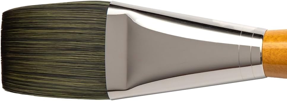 Isabey Isacryl Synthetic Brush, Flat, 20, Natural