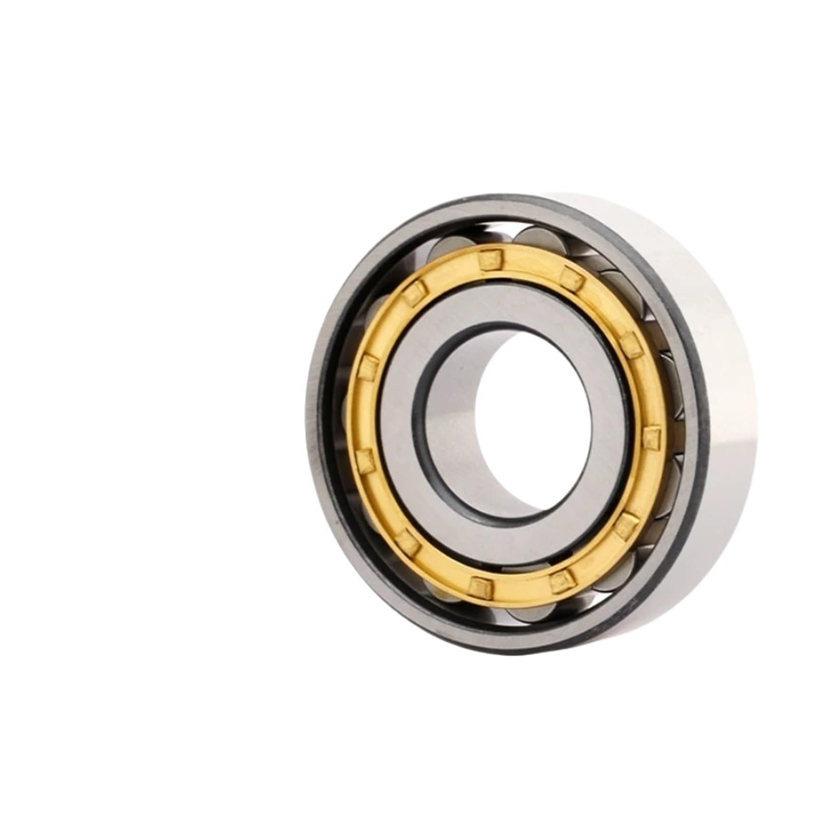 Roulement rouleaux cylindriques N206EM anti vibration cage cuivre arbre