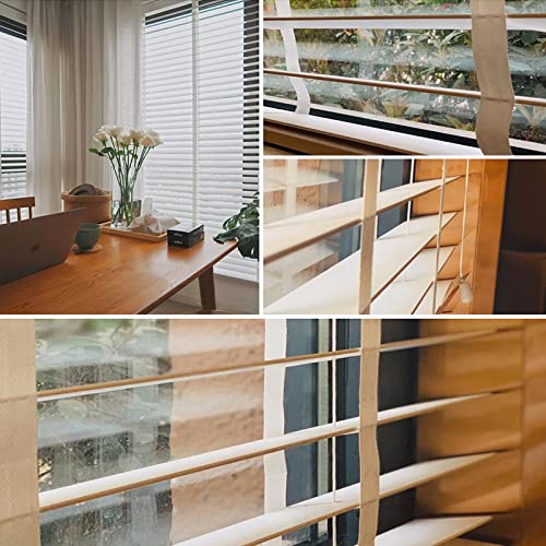 Persianas venecianas de bambú con elevación vertical regulable para ventanas del hogar 6