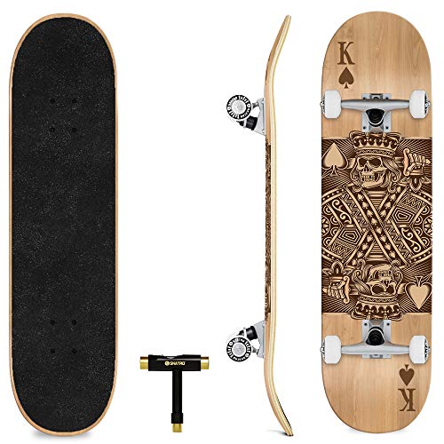 Skatro - Pro Skateboard 31" Complete Skateboard. Skate Board Ages: Adults, Boys, Girls, Beginners, And Kids #TOP4