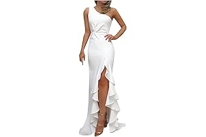 Sensuous Refinement: Alluring One-Shoulder Evening Gown