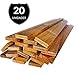 Listones de Madera de Pino. 20 Tablas Macizas de 1 metro con...