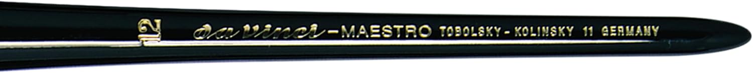 da Vinci Watercolor Series 11 Maestro Paint Brush, Fuller English Round Kolinsky Red Sable, Size 12