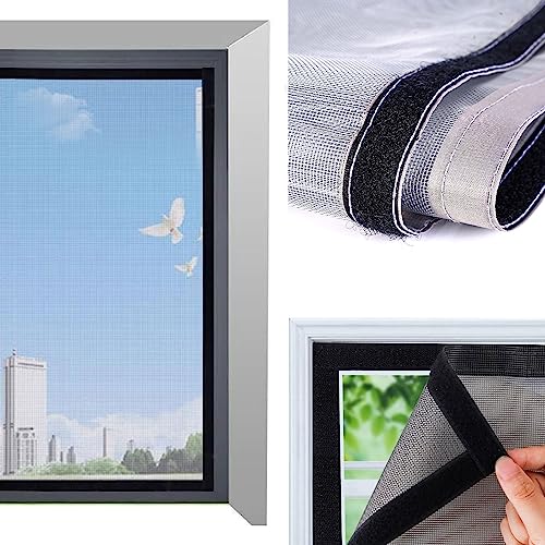 Catálogo para Comprar On-line Mosquiteras que Puedes Comprar On-line. 41 Mosquitera para Ventana, Mosquitera 130x150cm, Mosquitera Autoadhesiva para Ventana con Cinta Mágica, Mosquitera para Ventana de Balcón de Dormitorio para Evitar Mosquitos (130 *...