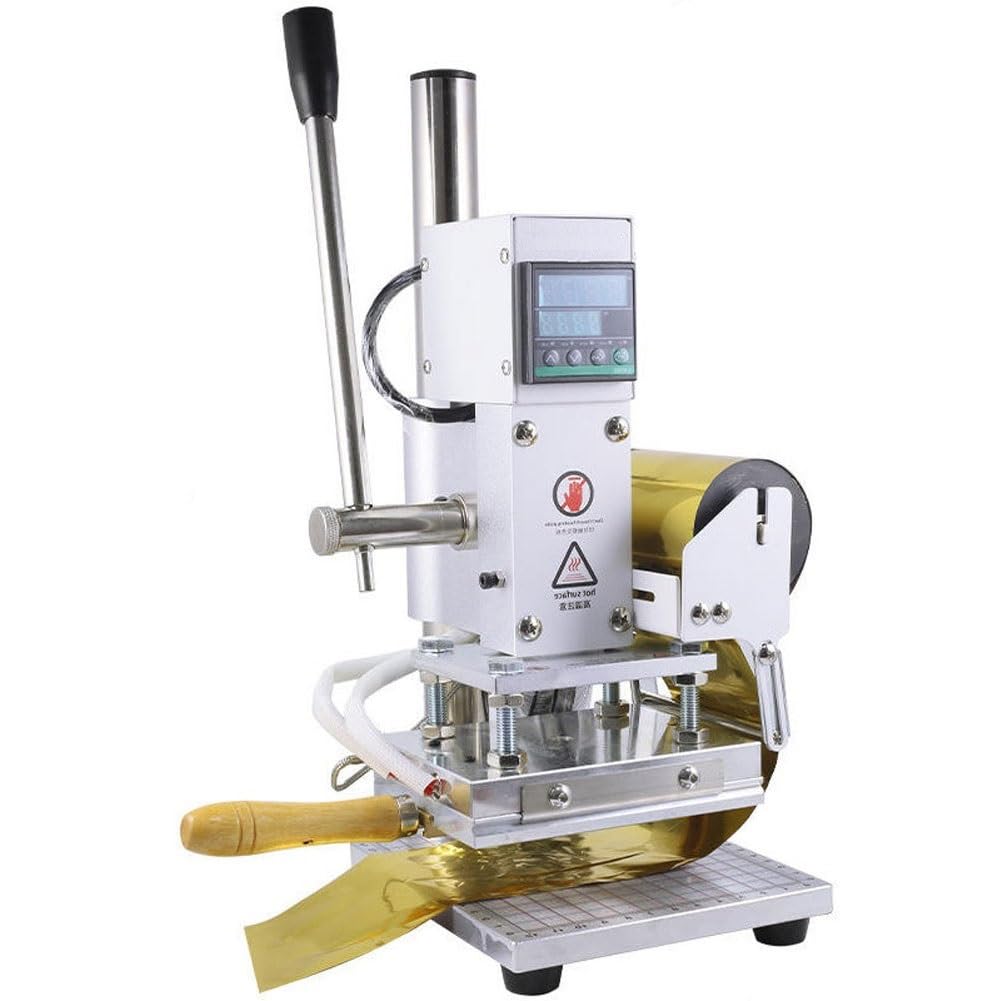 FHRKA 500W Hot Foil Stamping Machine, Foiling Machine, Flatbed Hot Stamping Machine with 45~300℃ Temperature Control