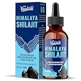 Shilajit Reine Himalaya Tropfen, Gold Grade 100% Hochdosiert Shilajit, Original aus dem Himalaya, Schnelle Absorption, Bequemer als Harz & Kapseln, Vegan, Ohne Zusätze, 60 ml (1er Pack)