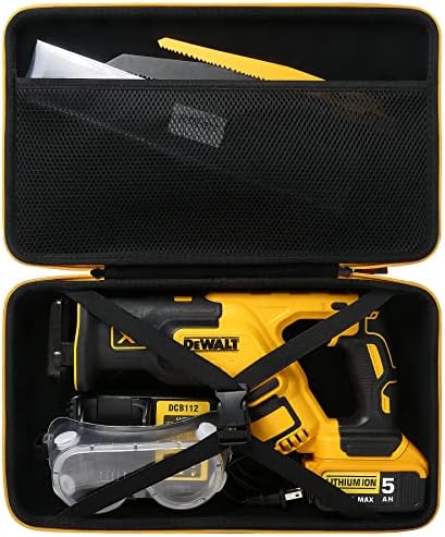 khanka Hard Storage Case Replacement for DEWALT 20V MAX XR Reciprocating Saw (DCS367B / DCS387B), 20V Max XR Rotary Hammer Drill (DCH133B / DCH263B), Case Only