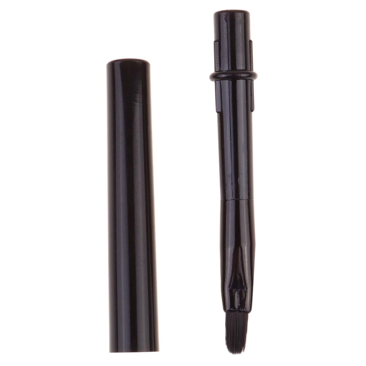 FOMIYES 30Pcs Mini Lip Brush Black Cosmetic Brush for Effortless Lip Coloring and Makeup Application