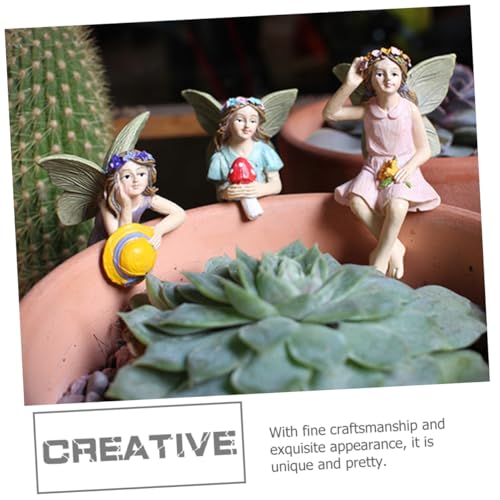 Figurines de jardin Beavorty résine durable contre intempéries - 4