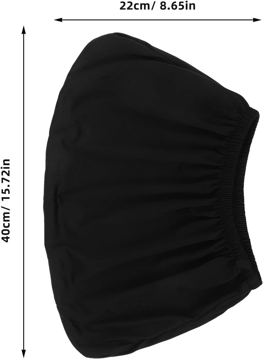 Ipetboom 2pcs Office Chair Backrest Covers - Elastic Fabric Back Protection Slipcovers for Rolling Gaming Computer Chairs Replacement